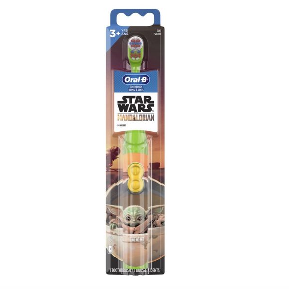 Oral-B Kid's Star Wars Mandalorian Toothbrush - Picture 1 of 8